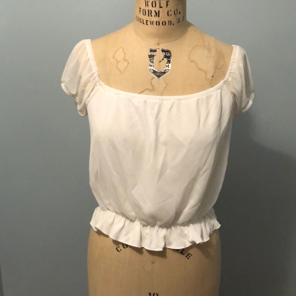 Tampa Cute White Summer Top